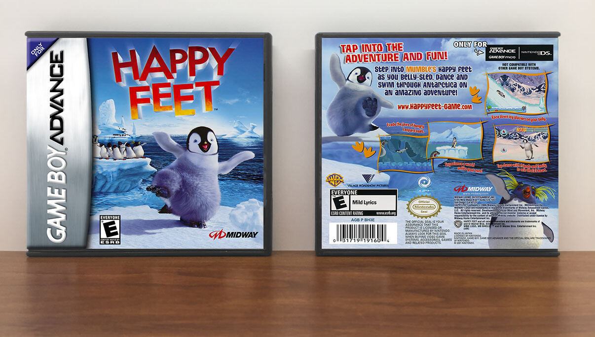 Happy Feet, Artwork Spine Color: Chrome