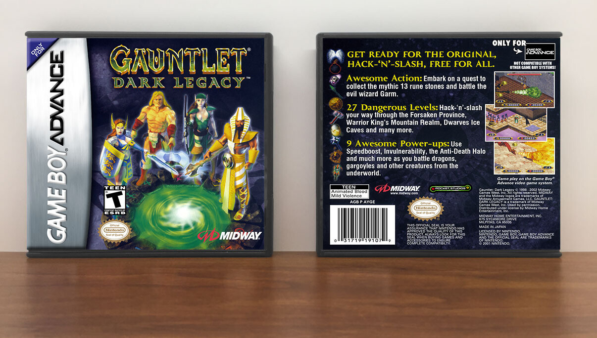 Gauntlet: Dark Legacy, Artwork Spine Color: Chrome