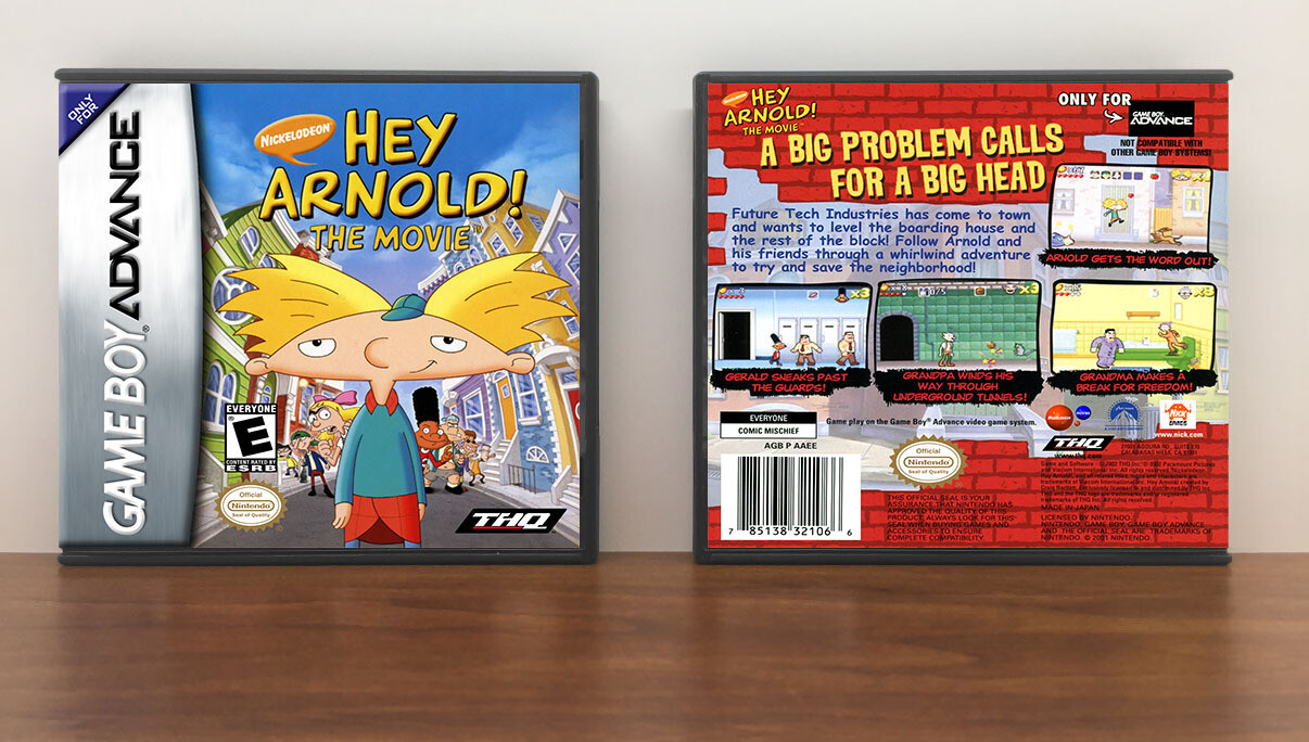 Hey Arnold! The Movie, Artwork Spine Color: Chrome