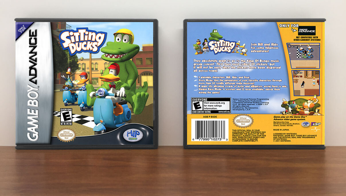 Sitting Ducks, Artwork Spine Color: Chrome