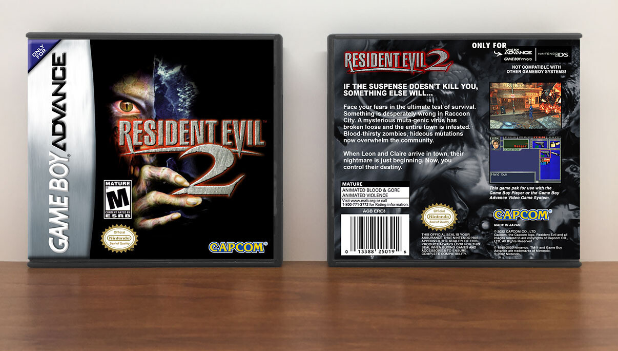 Resident Evil 2, Artwork Spine Color: Chrome