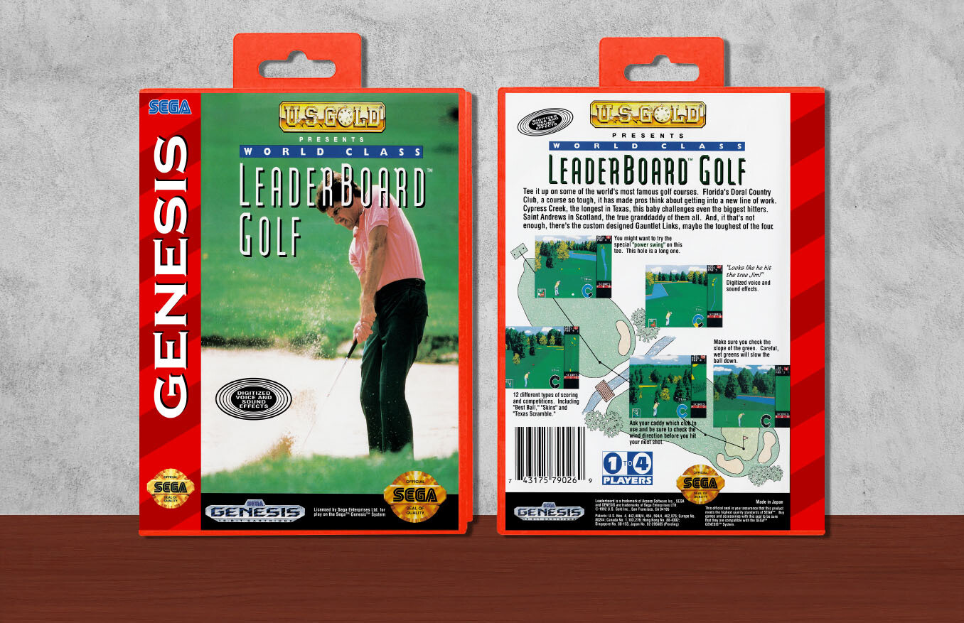 World Class Leaderboard Golf, Case Color: Red
