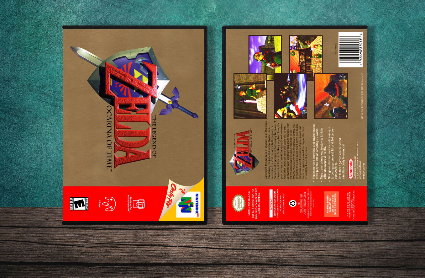 Legend of Zelda: Ocarina of Time, The (2nd Variant), Case Color: DARK GREY (OEM DS CASE COLOR)