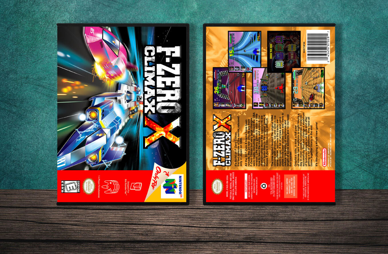 FZero X Climax N64 Video Game Case