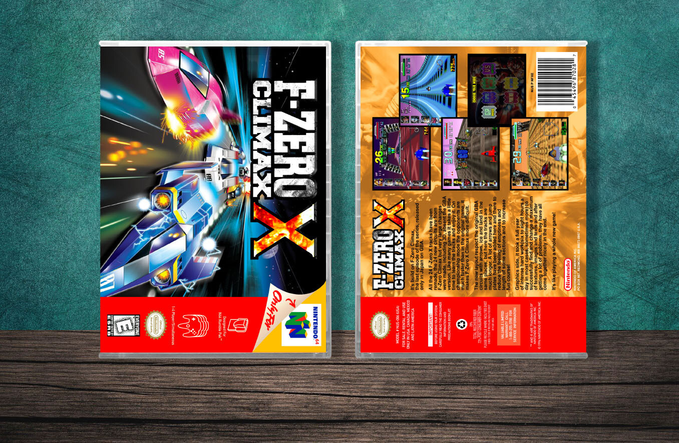 F-Zero X Climax, Case Color: CLEAR (Transparent)