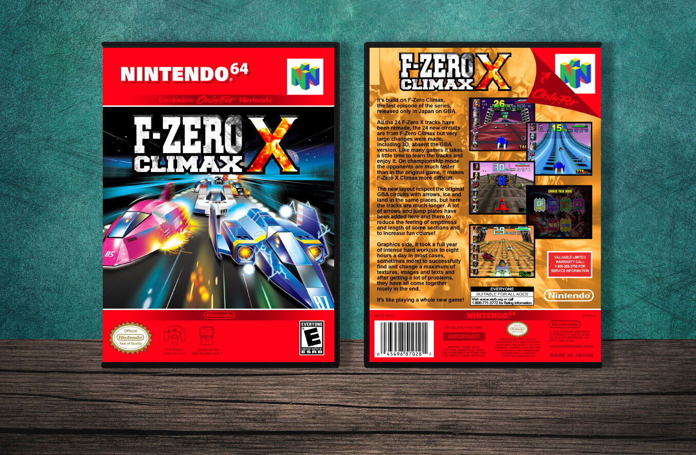 F-Zero X Climax, Case Color: DARK GREY (OEM DS CASE COLOR)