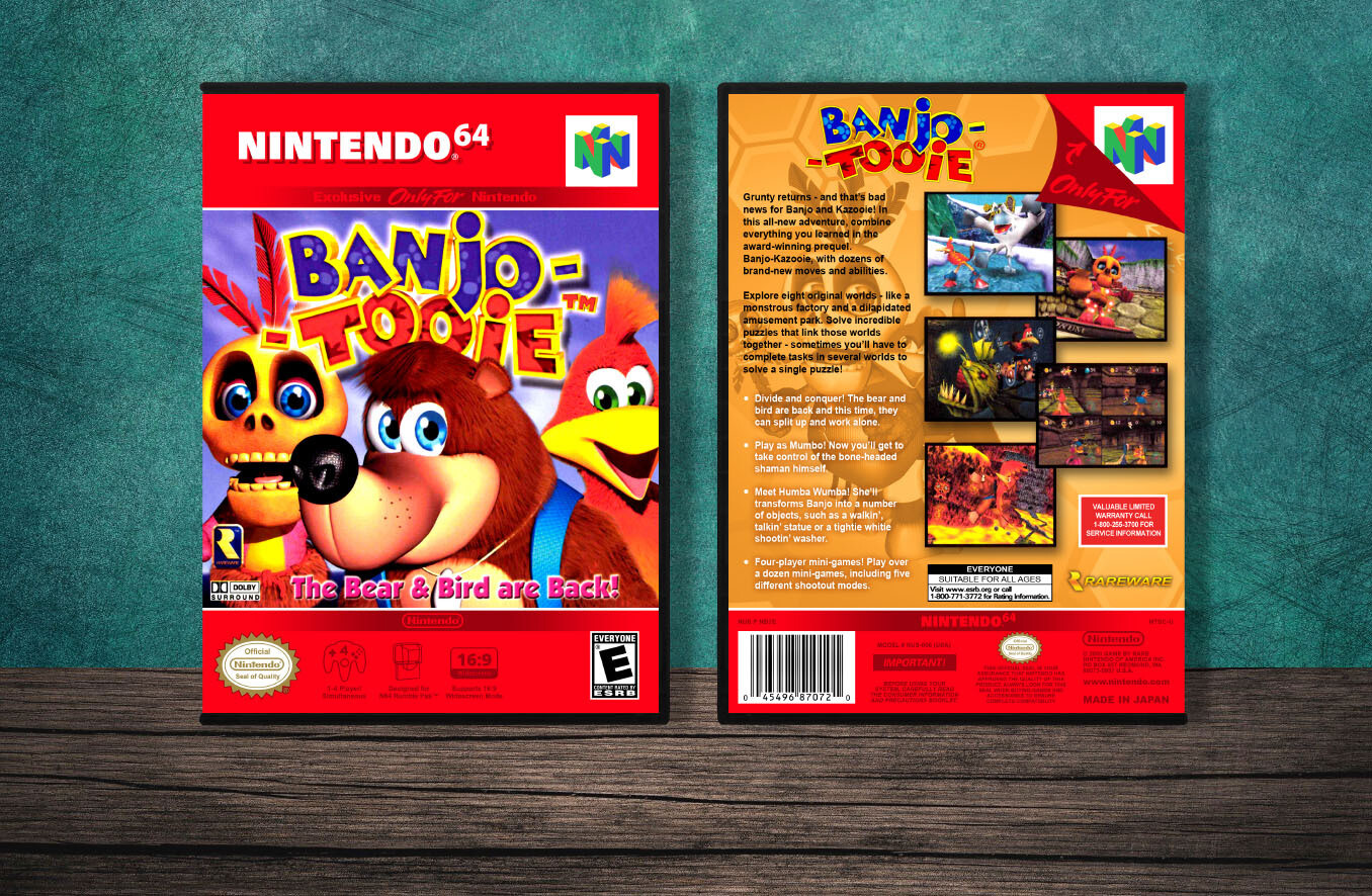 Banjo-Tooie, Case Color: DARK GREY (OEM DS CASE COLOR)