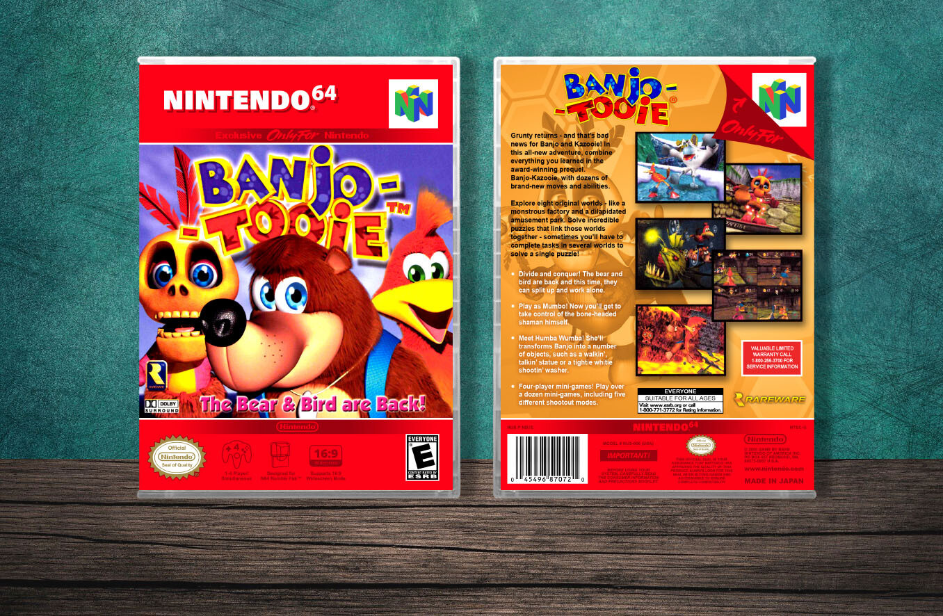 Banjo-Tooie, Case Color: CLEAR (Transparent)