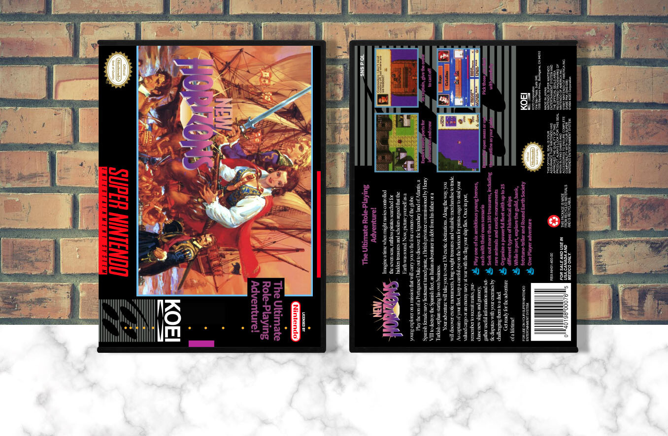 Uncharted Waters: New Horizons, Case Color: DARK GREY (OEM DS CASE COLOR)