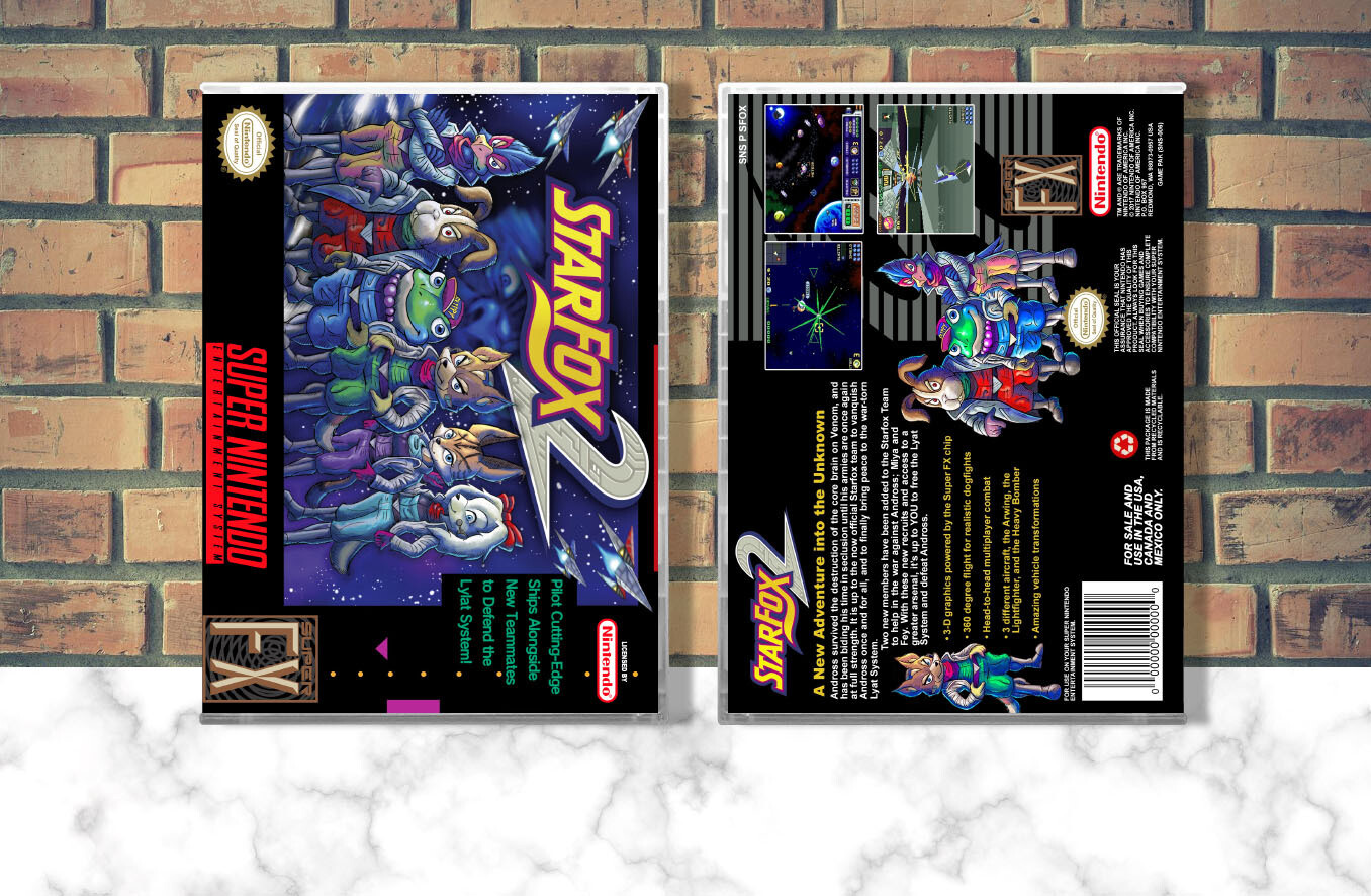 Star Fox 2, Case Color: CLEAR (Transparent)