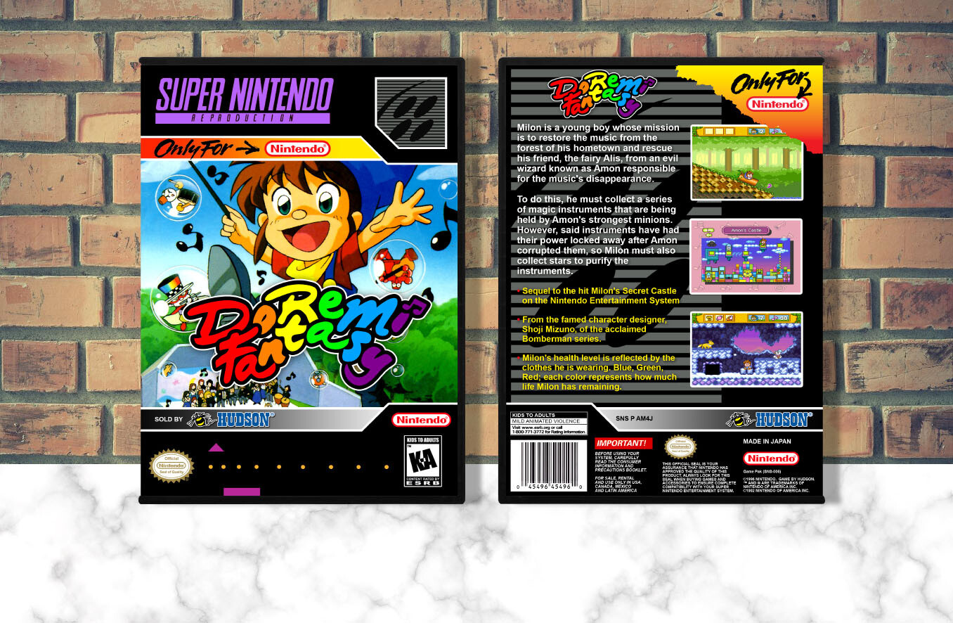 DoReMi Fantasy (Repro Spine), Case Color: DARK GREY (OEM DS CASE COLOR)