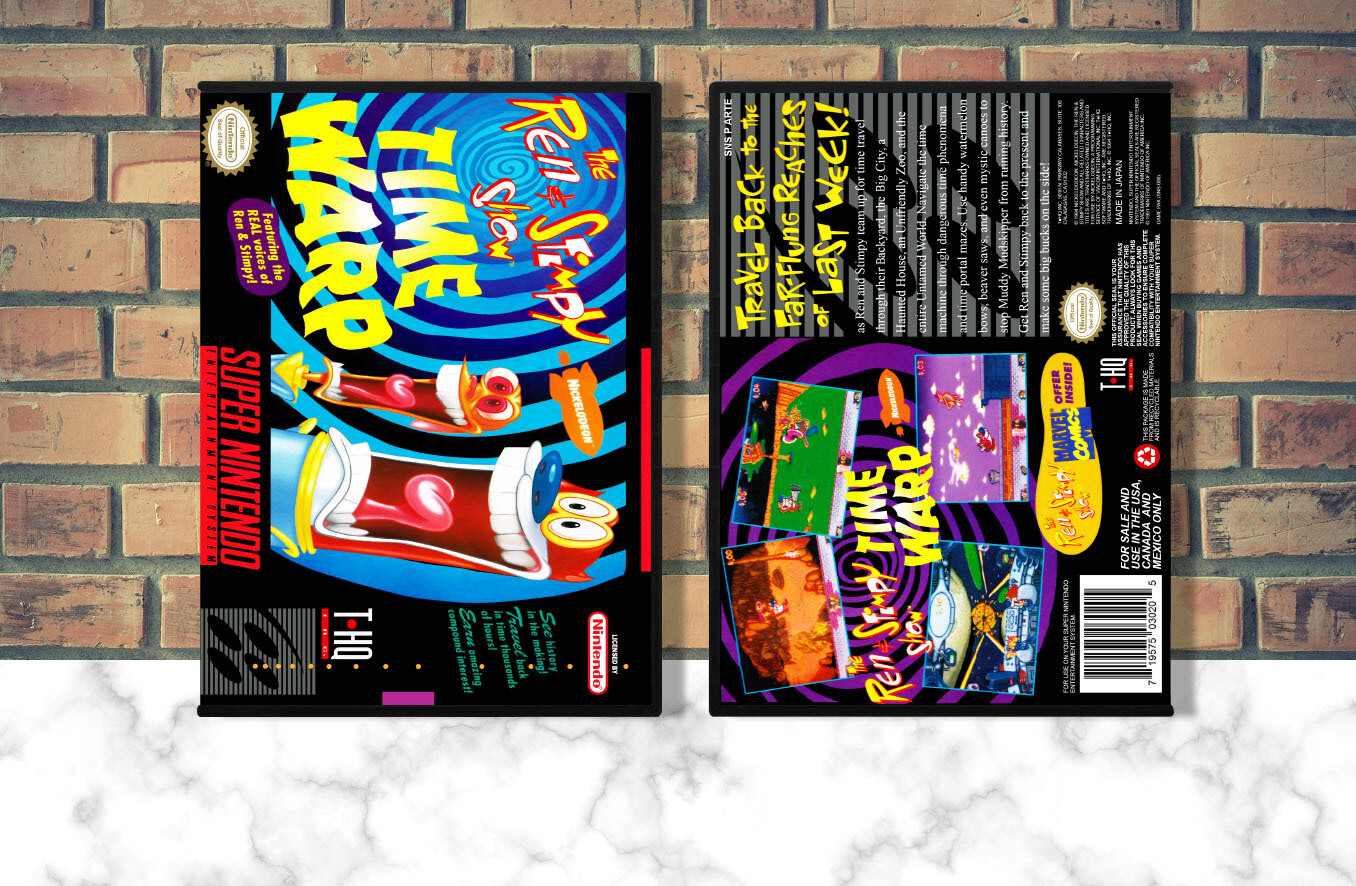 Ren &amp; Stimpy Show, The: Time Warp, Case Color: DARK GREY (OEM DS CASE COLOR)