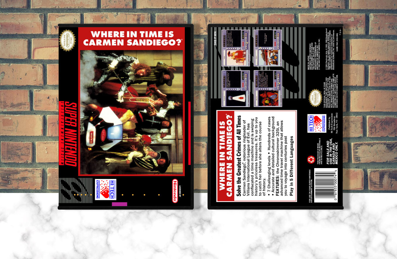 Where in Time is Carmen Sandiego?, Case Color: DARK GREY (OEM DS CASE COLOR)