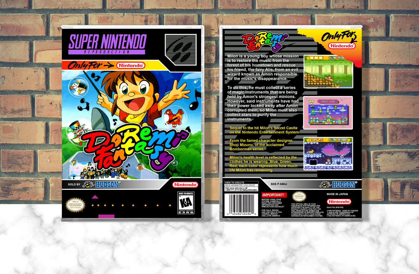 DoReMi Fantasy (Repro Spine), Case Color: CLEAR (Transparent)