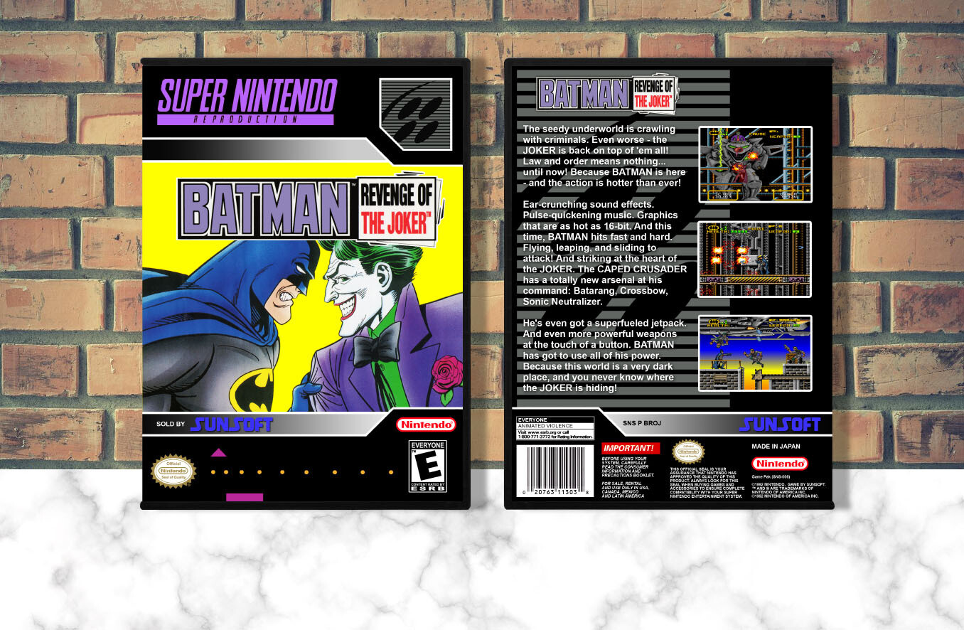 Batman Revenge of the Joker (Repro Spine), Case Color: DARK GREY (OEM DS CASE COLOR)