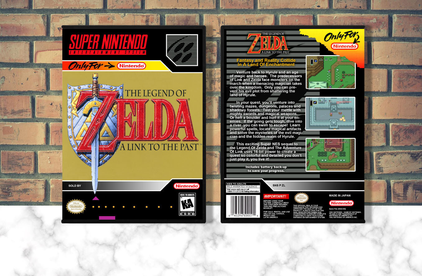 Legend of Zelda, The: A Link to the Past, Case Color: DARK GREY (OEM DS CASE COLOR)