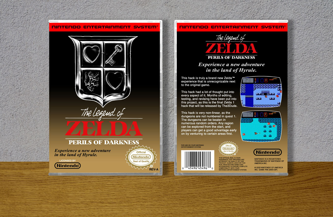 Legend of Zelda, The Perils of Darkness, Case Color: CLEAR (Transparent)