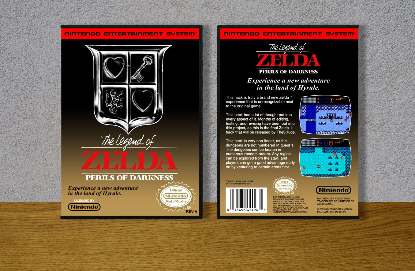 Legend of Zelda, The Perils of Darkness, Case Color: DARK GREY (OEM DS CASE COLOR)