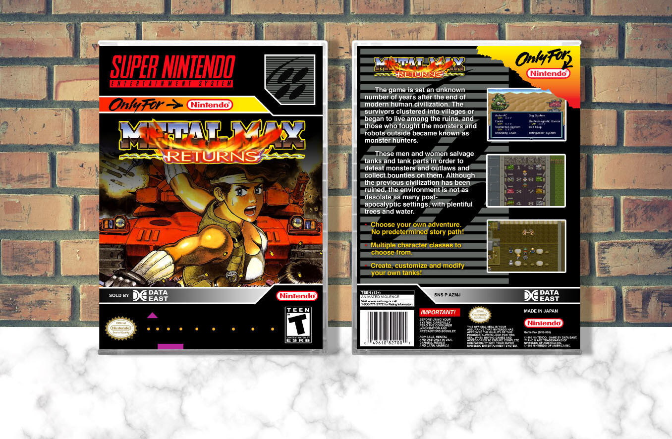 Metal Max Returns, Case Color: CLEAR (Transparent)