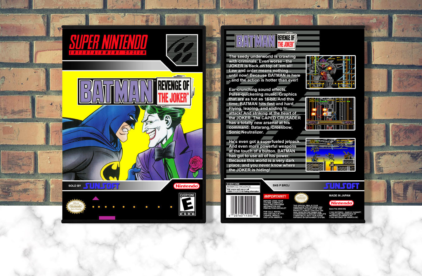 Batman Revenge of the Joker, Case Color: DARK GREY (OEM DS CASE COLOR)