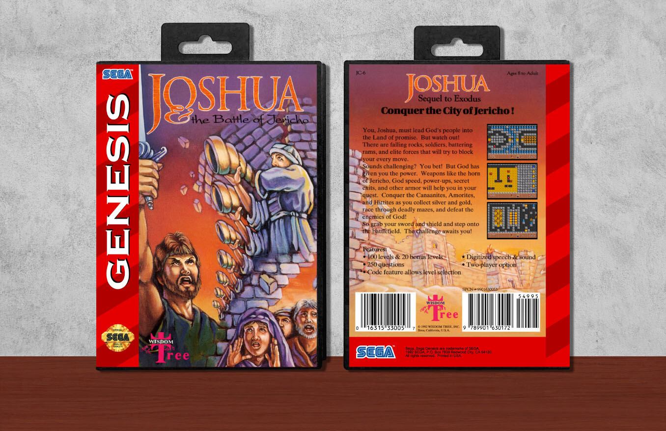 Joshua and the Battle of Jericho, Case Color: Black