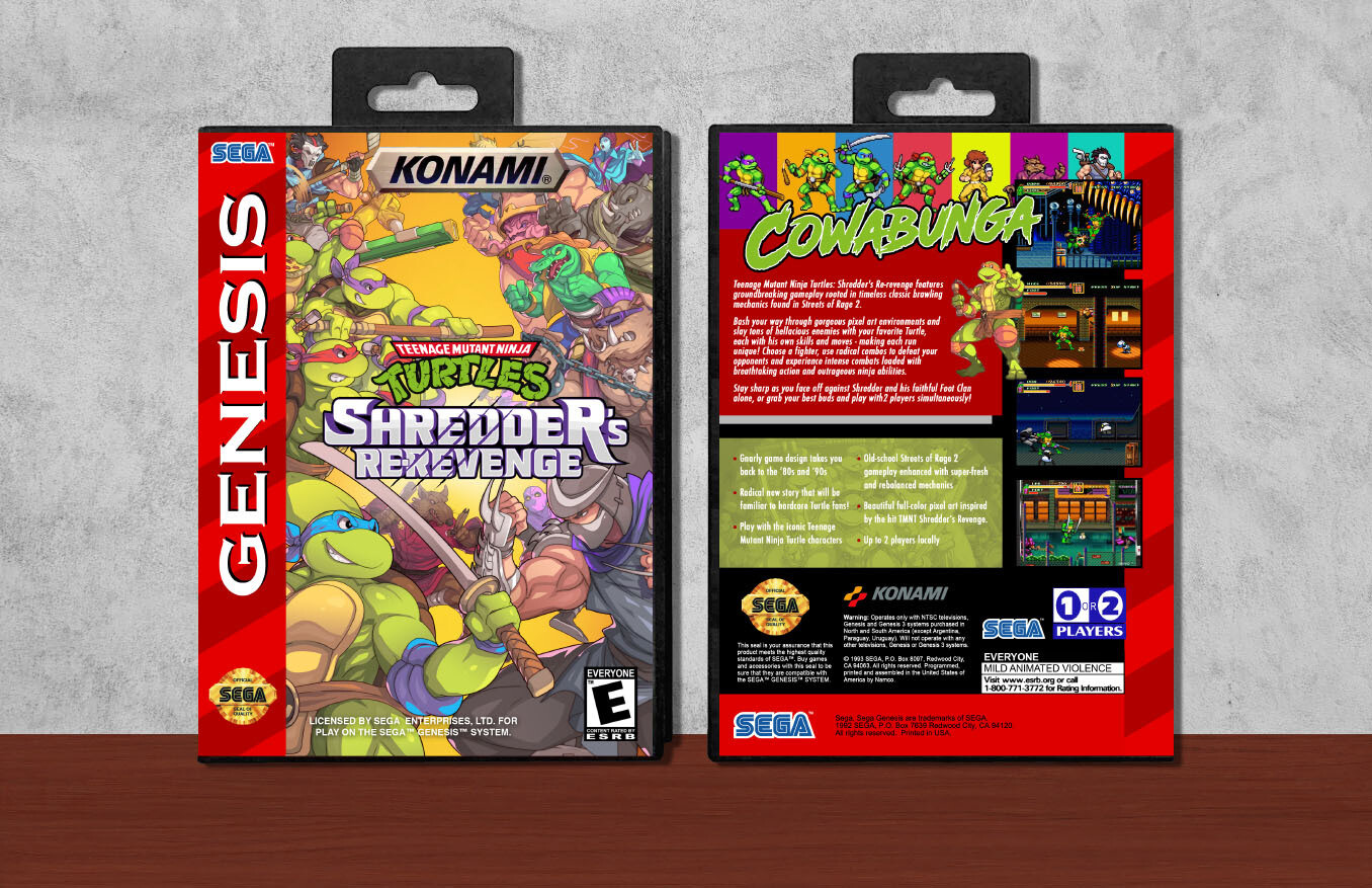 Teenage Mutant Ninja Turtles: Shredder&#39;s Re-Revenge, Case Color: Black