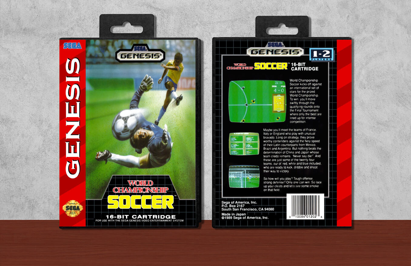 World Championship Soccer, Case Color: Black