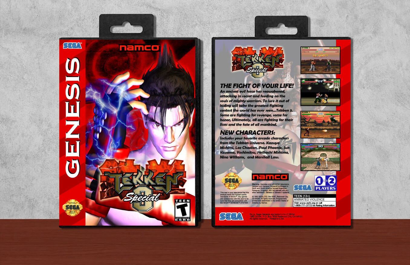 Tekken 3 Special, Case Color: Black