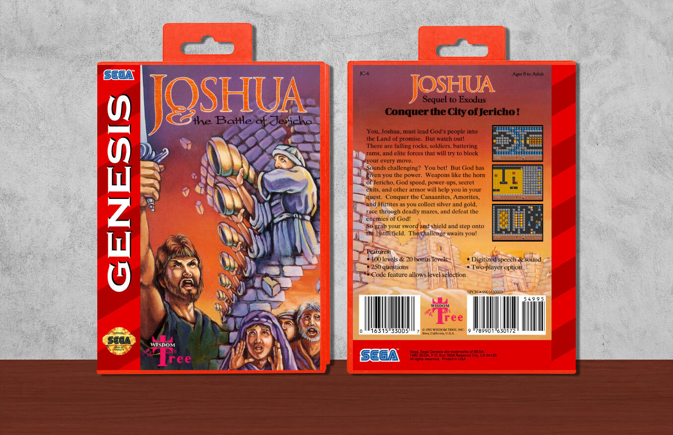 Joshua and the Battle of Jericho, Case Color: Red