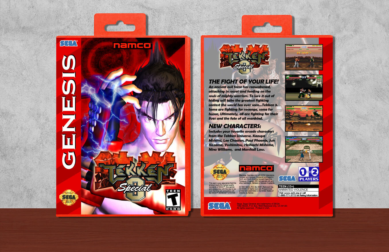 Tekken 3 Special, Case Color: Red