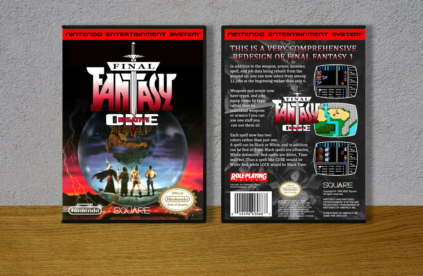 Final Fantasy Negative One, Case Color: DARK GREY (OEM DS CASE COLOR)