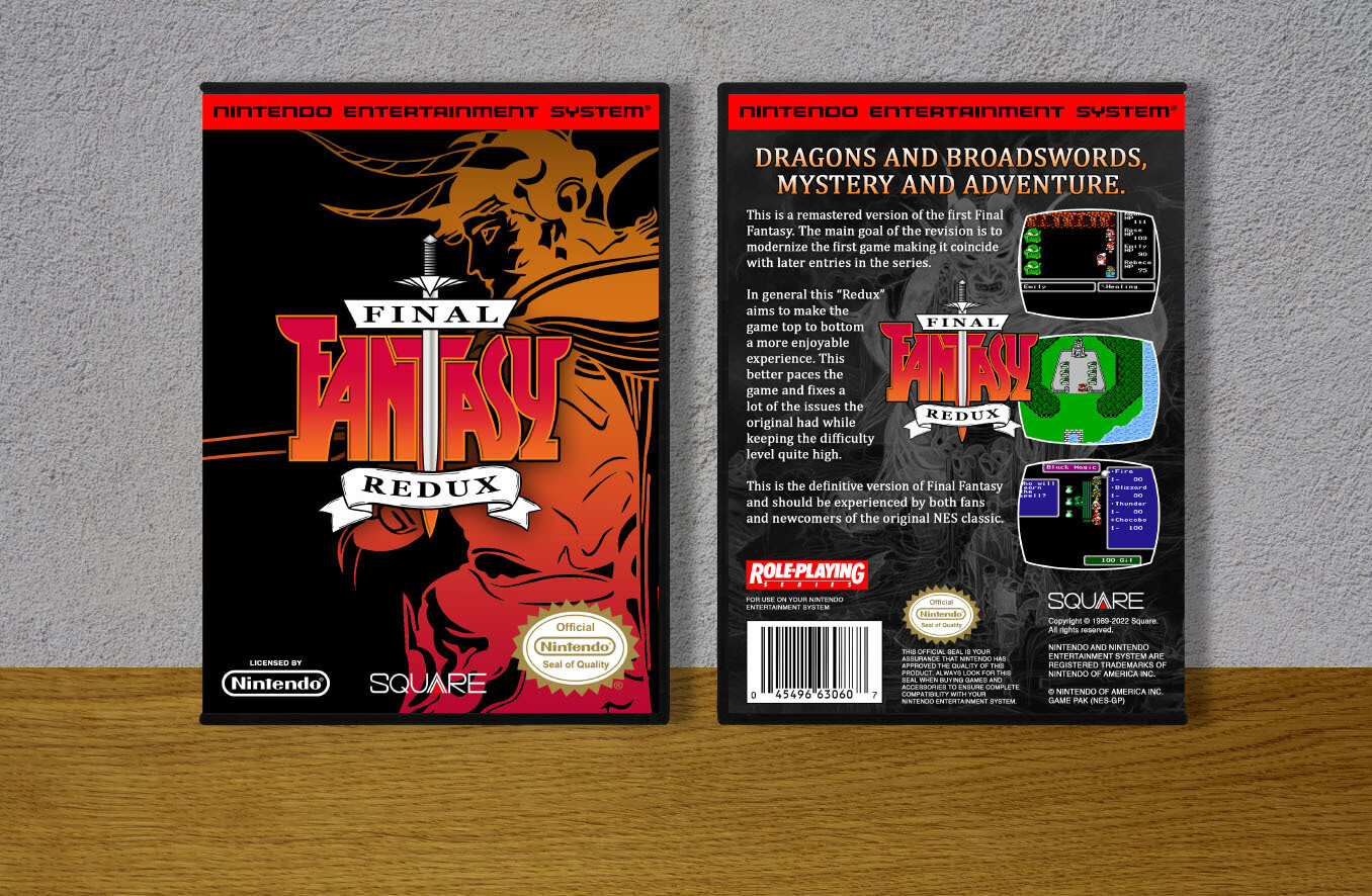 Final Fantasy Redux, Case Color: DARK GREY (OEM DS CASE COLOR)