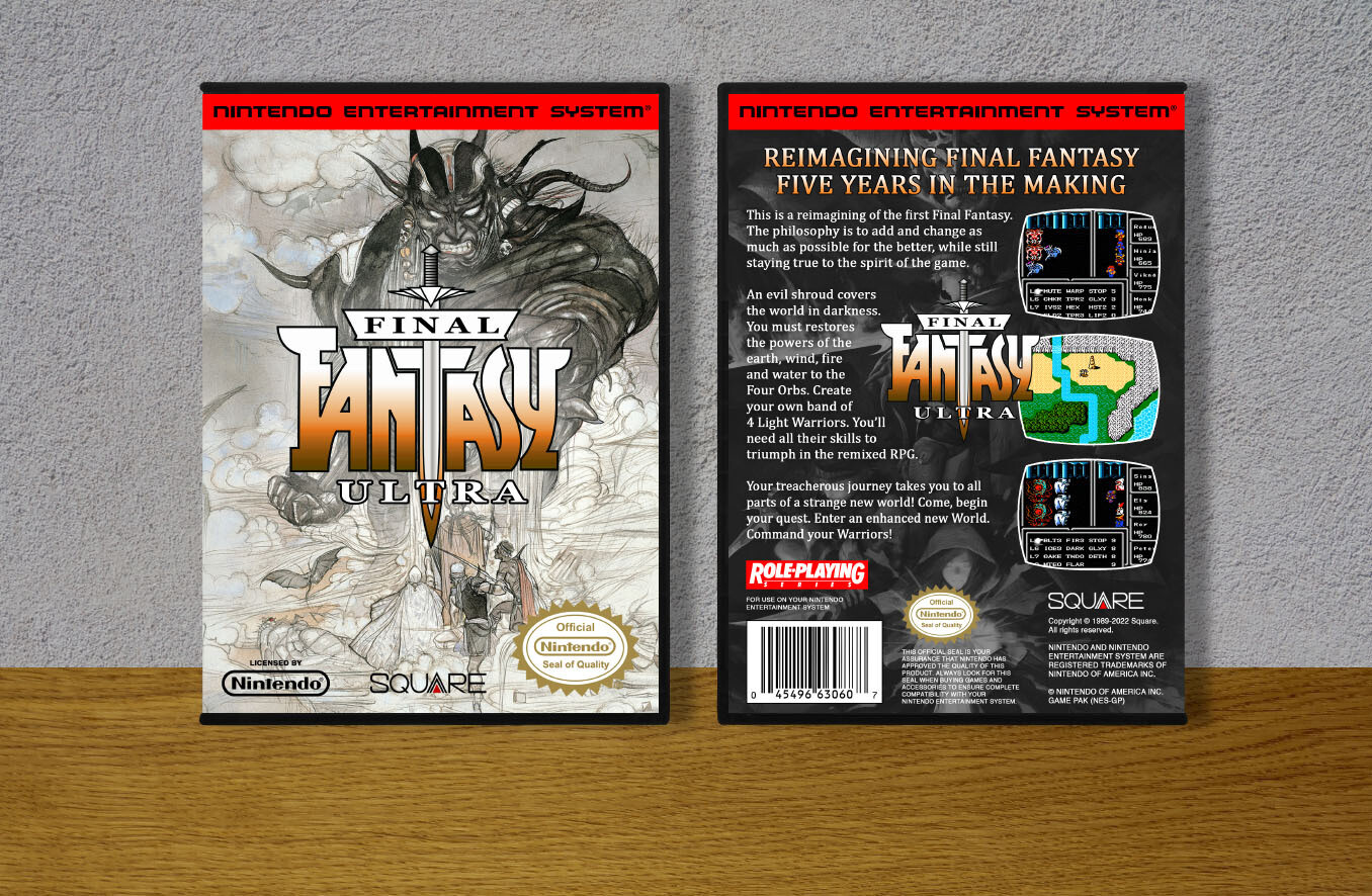 Final Fantasy Ultra, Case Color: DARK GREY (OEM DS CASE COLOR)