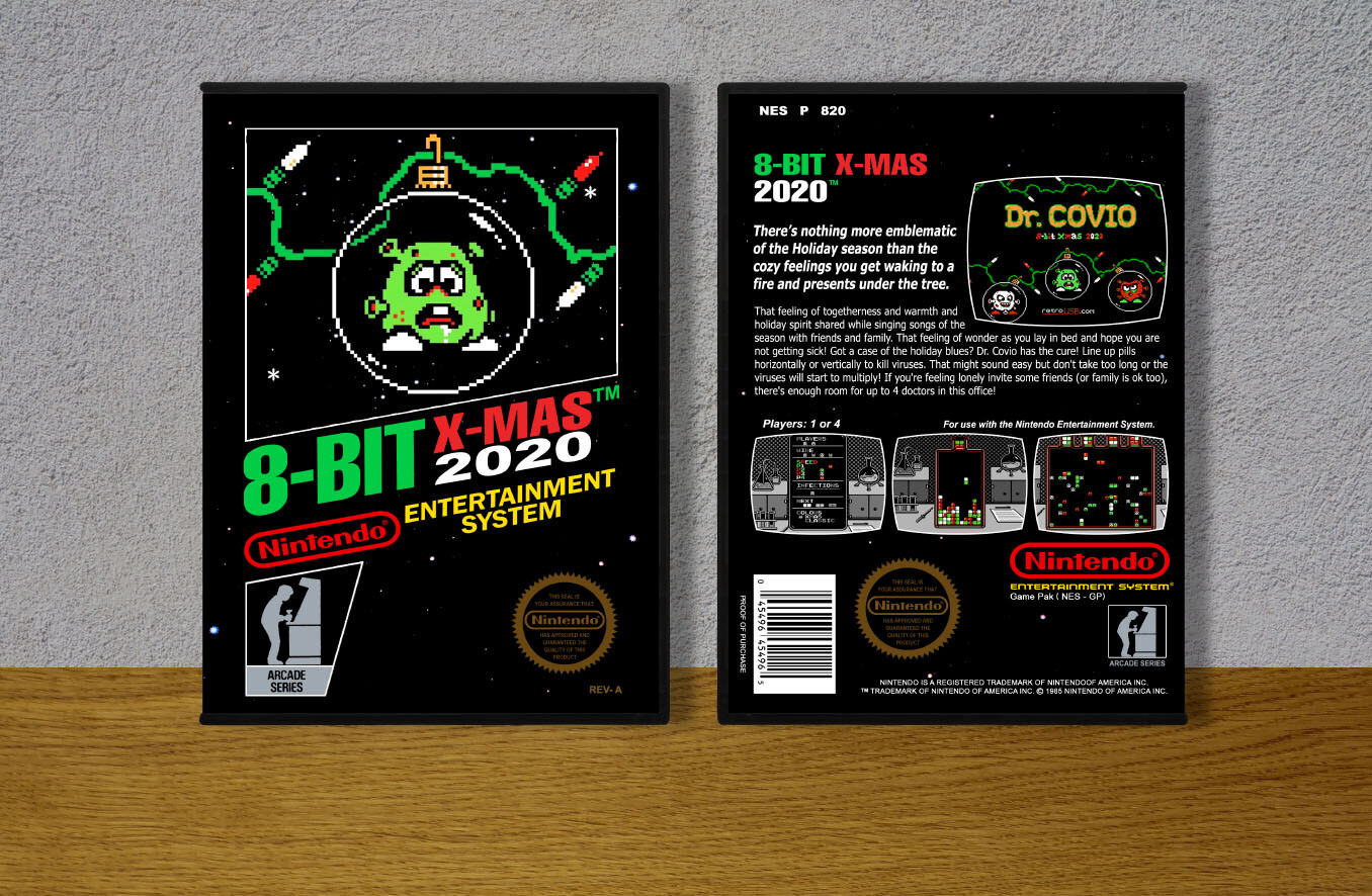 8-Bit X-Mas 2020, Case Color: DARK GREY (OEM DS CASE COLOR)