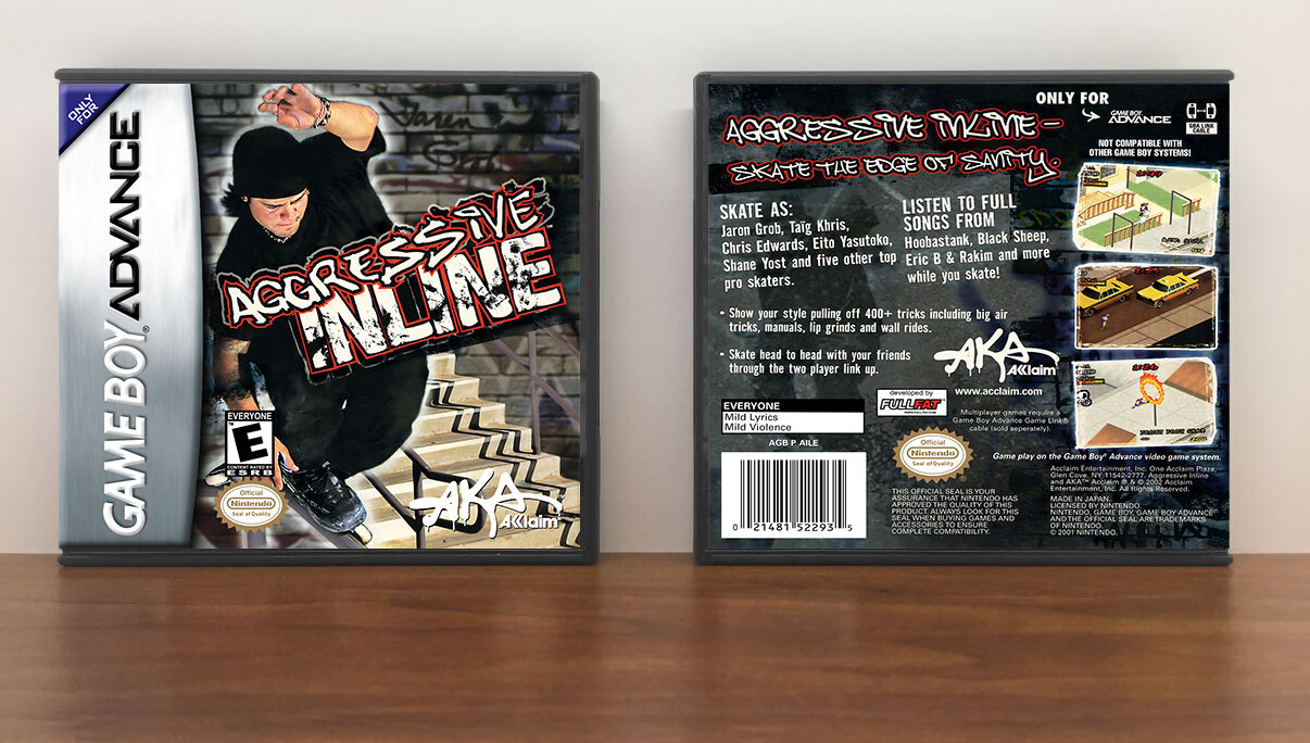 Aggressive Inline, Artwork Spine Color: Chrome