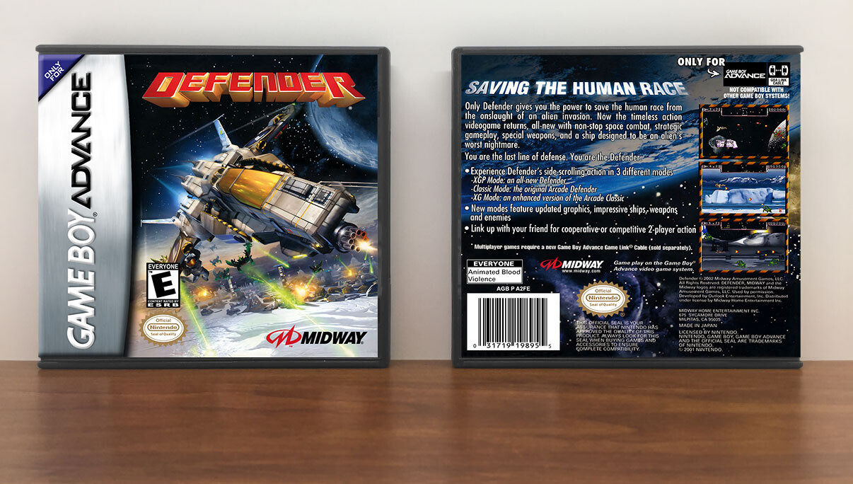 Defender, Artwork Spine Color: Chrome