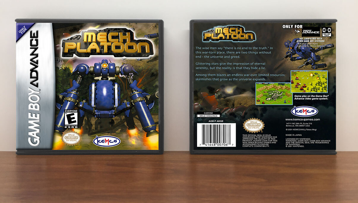Mech Platoon, Artwork Spine Color: Chrome