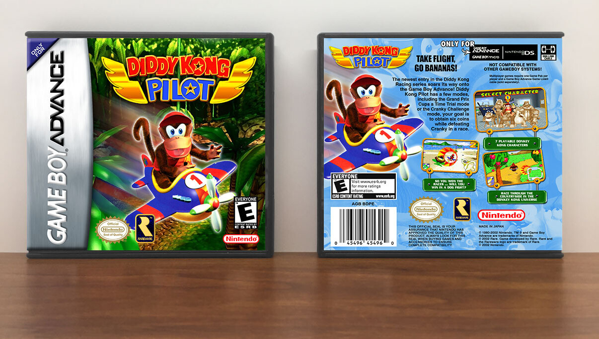 Diddy Kong Pilot, Artwork Spine Color: Chrome