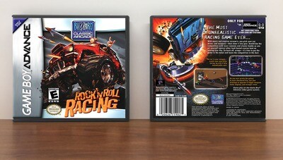 Rock &#39;N Roll Racing, Artwork Spine Color: Chrome