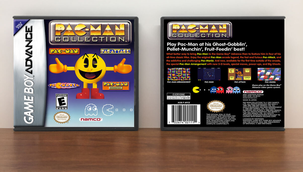 Pac-Man Collection, Artwork Spine Color: Chrome