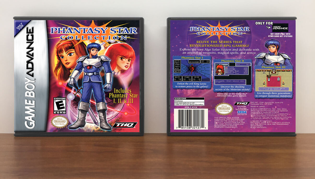 Phantasy Star Collection, Artwork Spine Color: Chrome