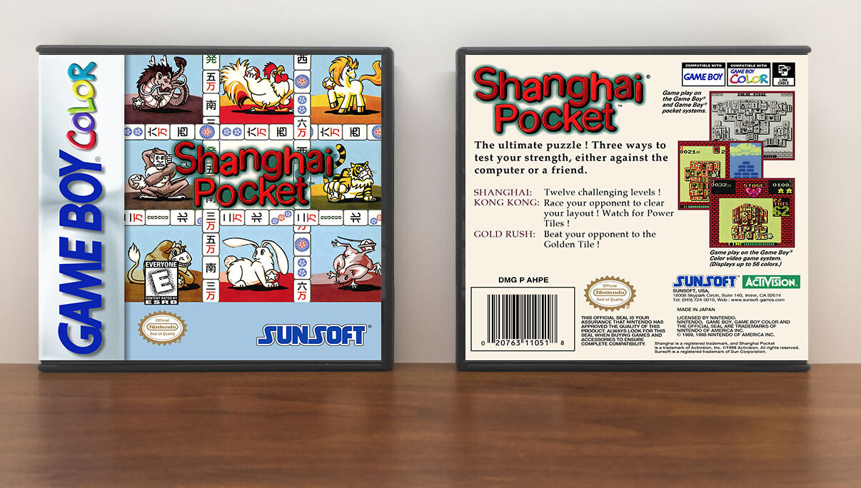 Shanghai Pocket, Artwork Spine Color: Chrome