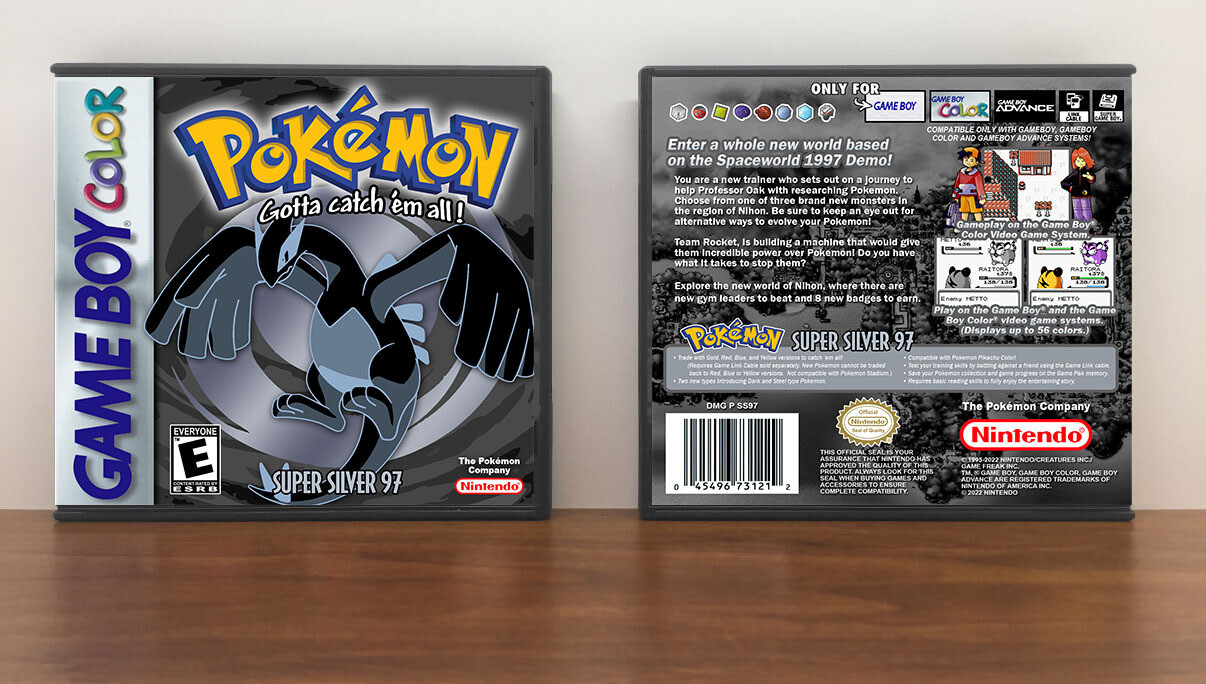 Pokemon Super Silver 97, Artwork Spine Color: Chrome