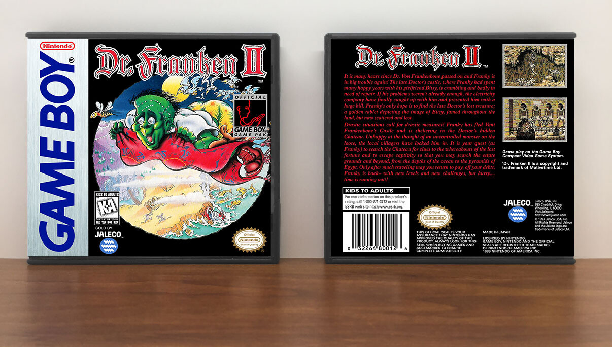 Dr. Franken II, Artwork Spine Color: Chrome