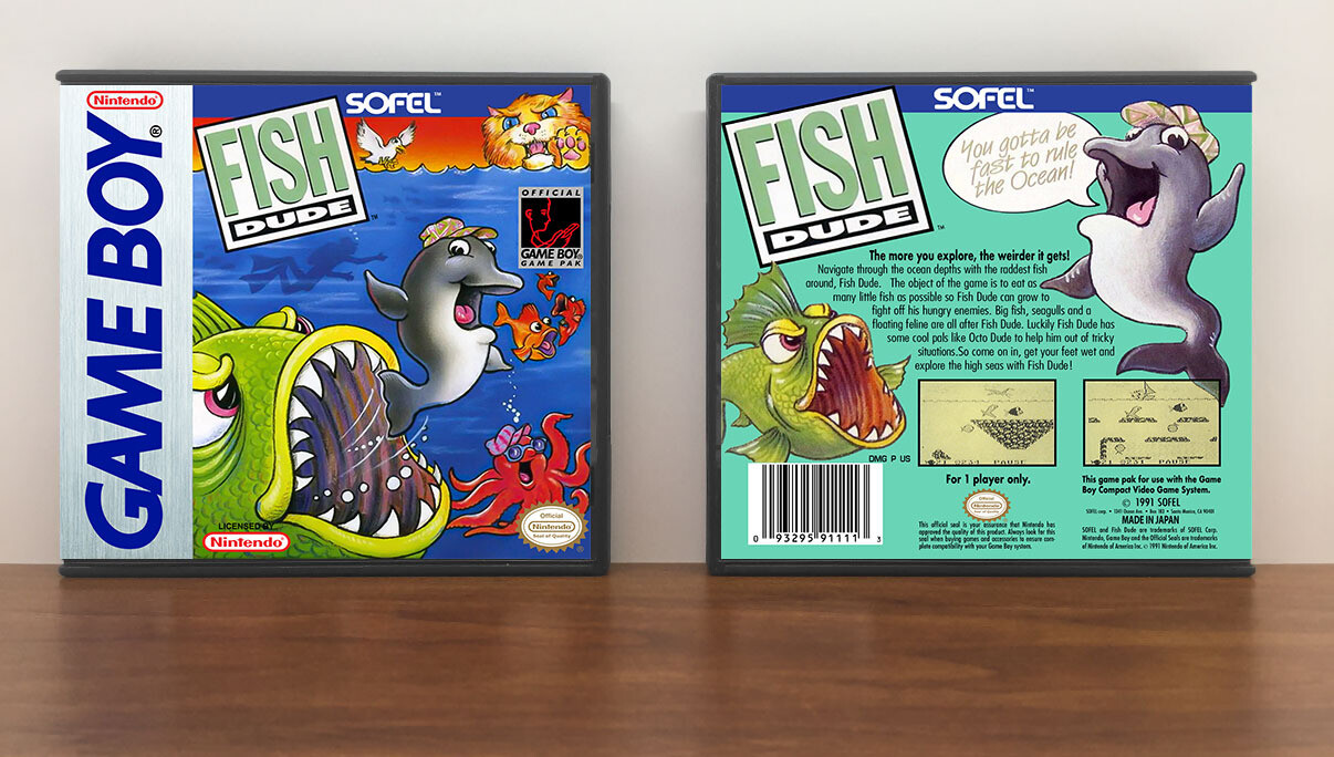 Fish Dude, Artwork Spine Color: Chrome