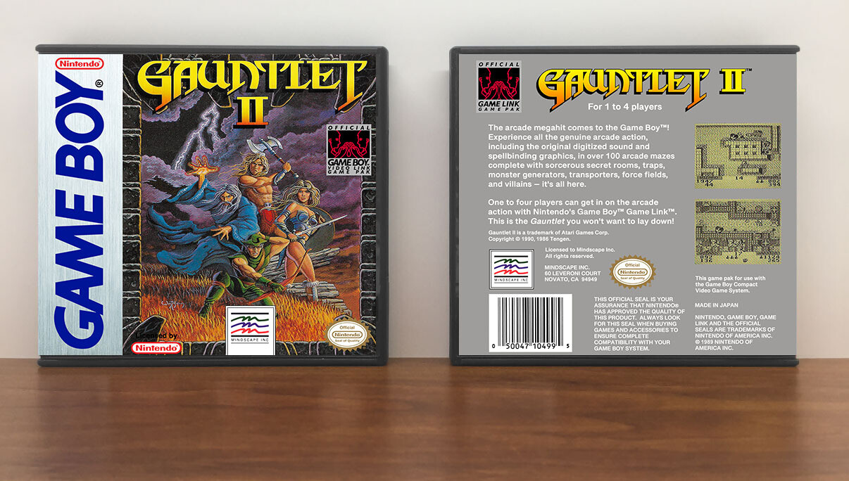 Gauntlet II, Artwork Spine Color: Chrome