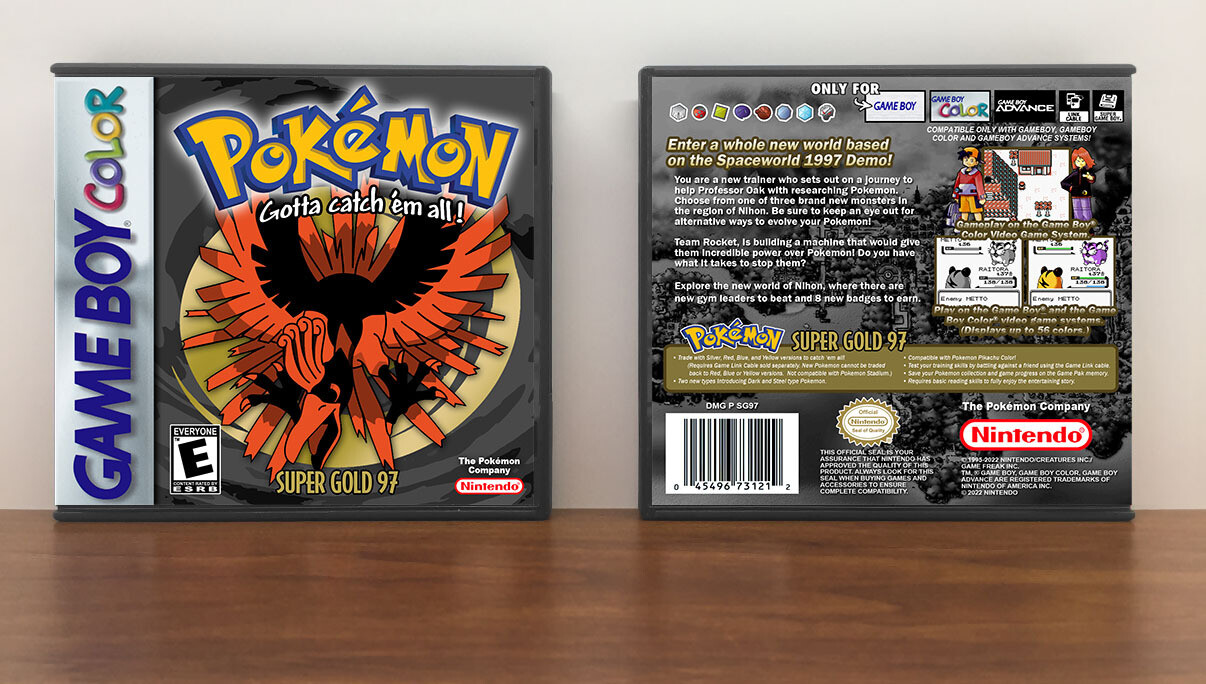 Pokemon Super Gold 97, Artwork Spine Color: Chrome