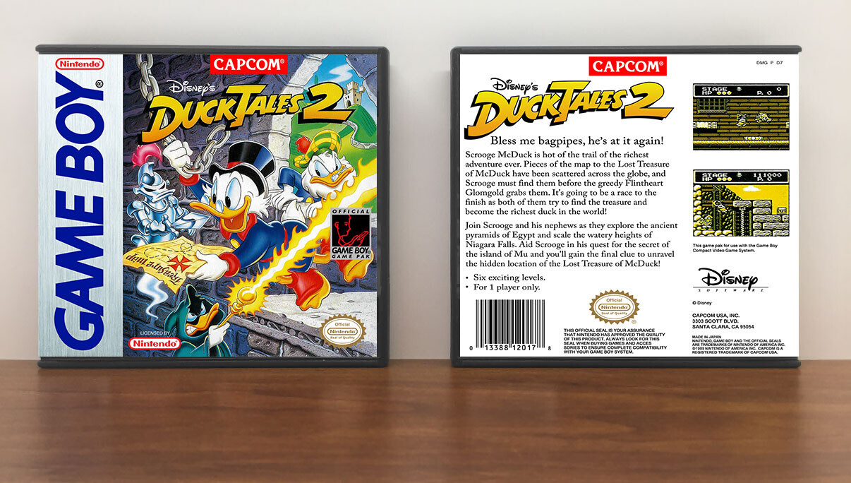 Duck Tales 2, Artwork Spine Color: Chrome