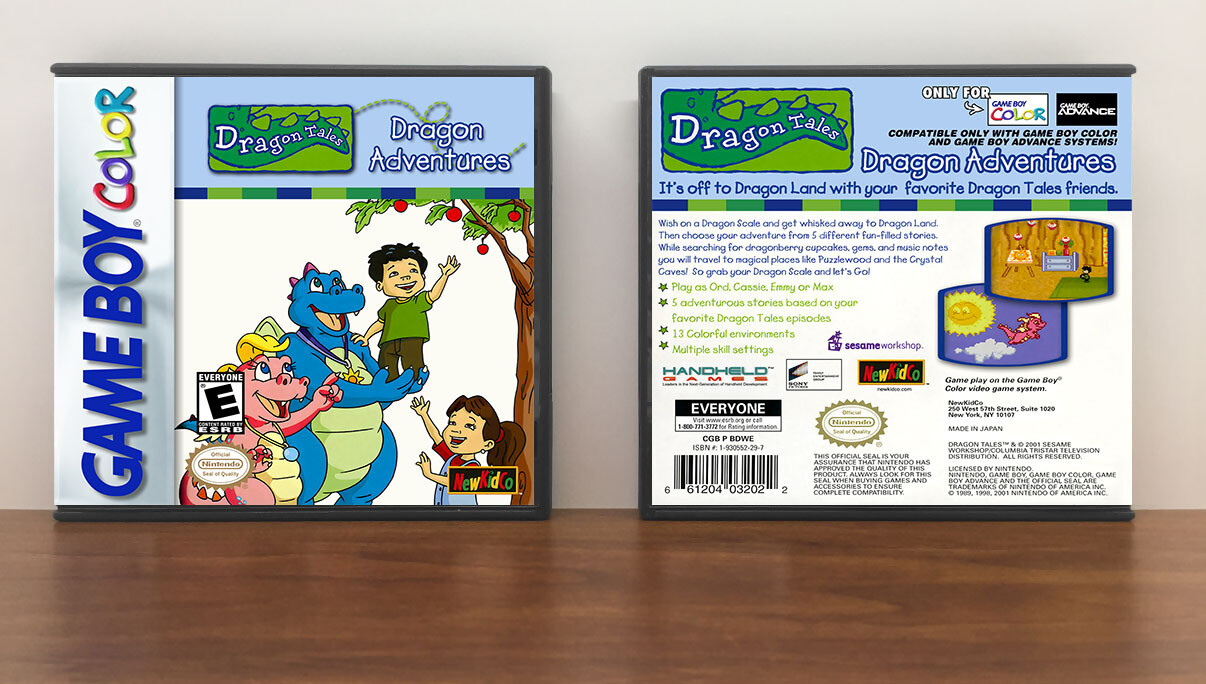 Dragon Tales: Dragon Adventures, Artwork Spine Color: Chrome