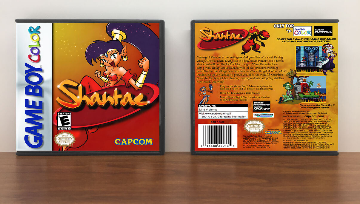Shantae, Artwork Spine Color: Chrome